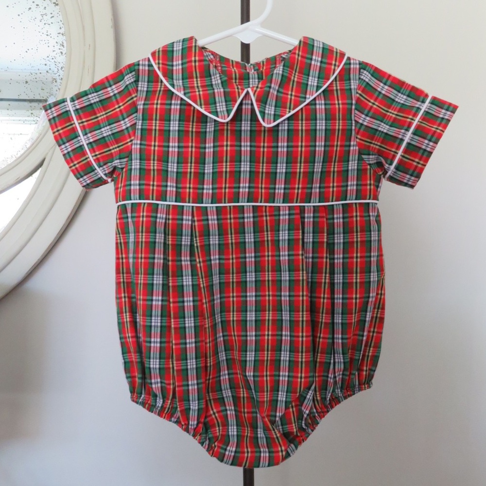 Bradford Bubble- Keswick Hall Holiday Plaid 12/18m